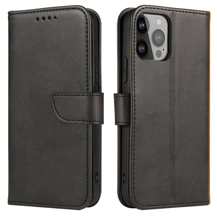 iPhone 14 Pro Max hoesje boekcase wallet case magneet zwart