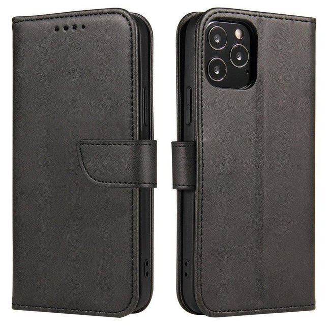 Motorola Moto Edge 20 Hülle schwarz Magnet Case elegantes Case Cover mit Klappe und Standfunktion