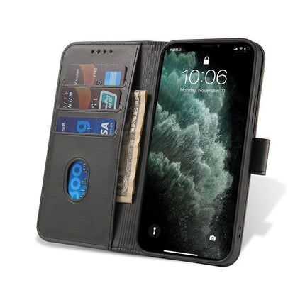 Motorola Moto Edge 20 hoesje  black Magnet Case elegant case case cover with a flap and stand function