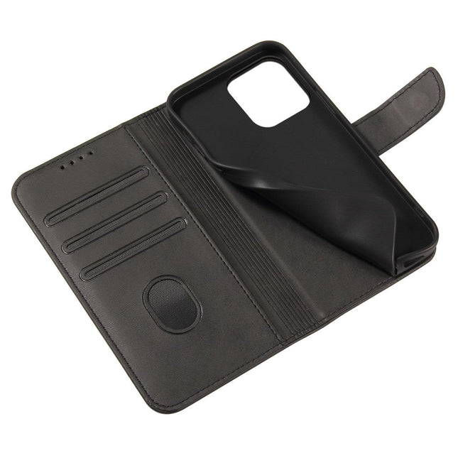 Samsung A03 (2022) case Black Bookcase Folder - Wallet Case