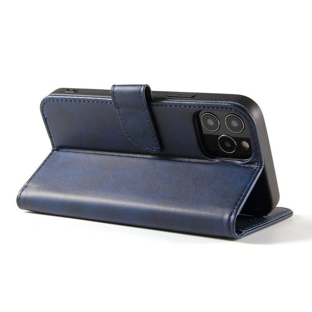 Samsung Galaxy A33 5G Hülle dunkelblau Book Case Folder Wallet mit Platz für Karten