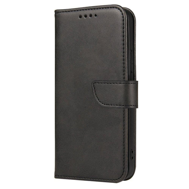 Magnet Case voor Samsung Galaxy A54 5G cover met flip wallet stand zwart