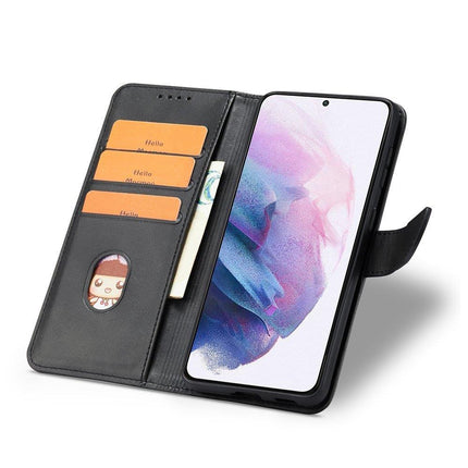 Samsung Galaxy S22 hoesje zwart Bookcase Mapje - Wallet Case