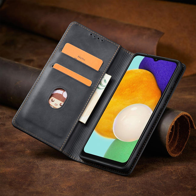 Samsung A13 5G / Samsung A04s hoesje Wallet Kaarthouder zwart