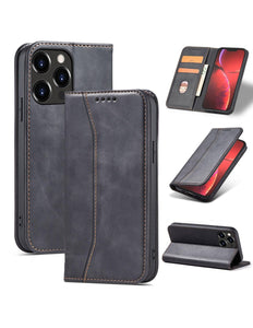 iPhone 14 Pro case book case magnet black