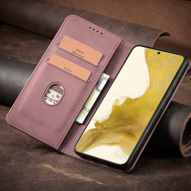 Samsung Galaxy A34 case magnet book case pink