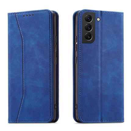 Samsung Galaxy S23 hoesje magneet boekcase blauw