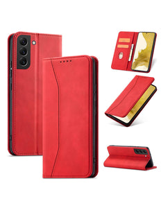 Samsung Galaxy S23 Hülle Magnet Book Case Rot