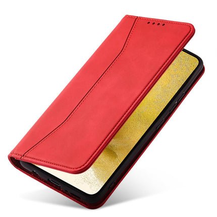 Samsung Galaxy S23 Ultra hoesje magneet boekcase rood