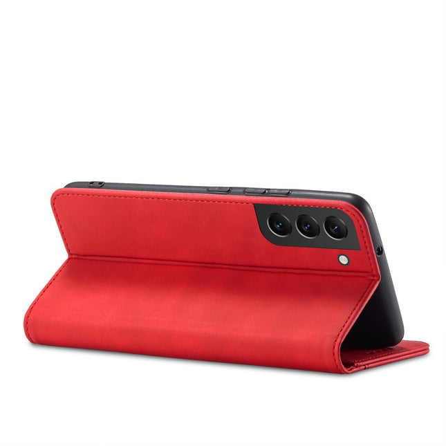 Samsung Galaxy S23 Ultra Hülle Magnet Book Case Rot
