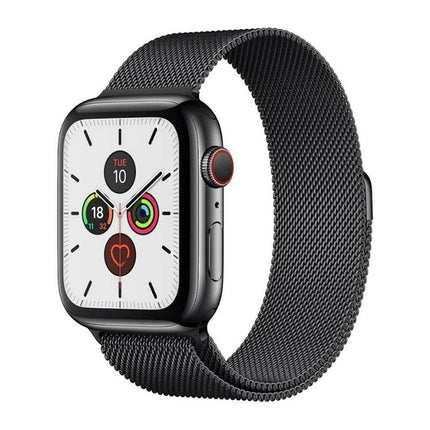 Magnetic Strap Watchband for Apple Watch Series 1-8 / SE - 38/40/41 mm Black