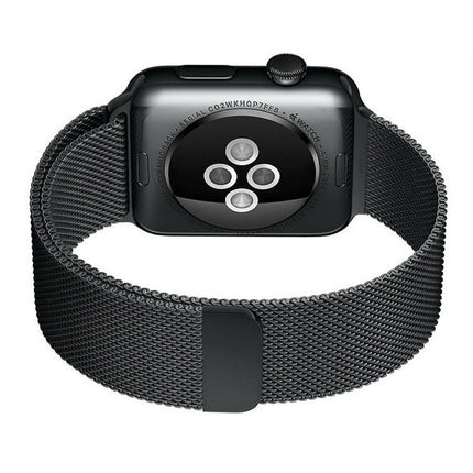 Magnetarmband für Apple Watch Series 1-8 / SE – 38/40/41 mm Schwarz 