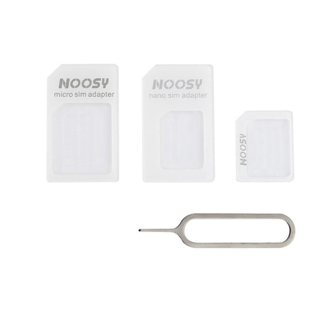 Noosy Adapter Nano Micro Sim 3in1 iPhone Set + key