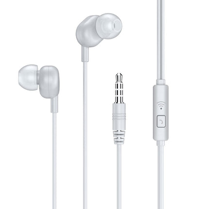 Remax in-ear white earphone mini jack 3.5 mm Earphones -Earplugs -earphones-
