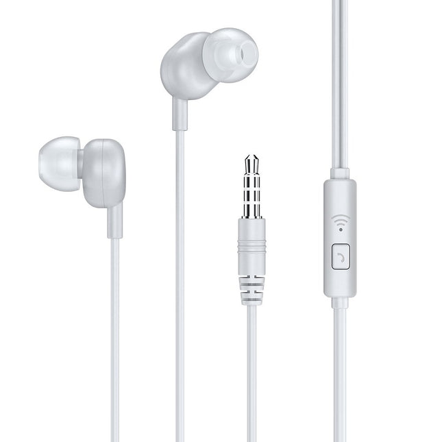 Remax In-Ear-Ohrhörer weiß Mini-Klinke 3,5 mm Ohrhörer -Ohrstöpsel -Ohrhörer-