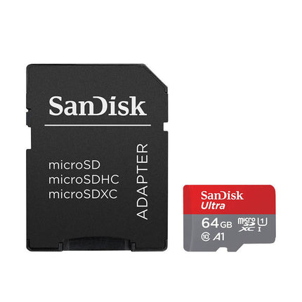 SANDISK ULTRA ANDROID microSDXC 64 GB 140 MB/s A1 Cl.10 UHS-I + ADAPTER