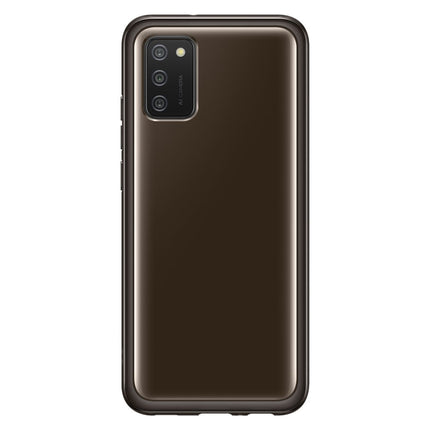 Samsung Soft Clear Cover durable case with gel frame and reinforced back Samsung Galaxy A02s EU black (EF-QA026TBEGEU)