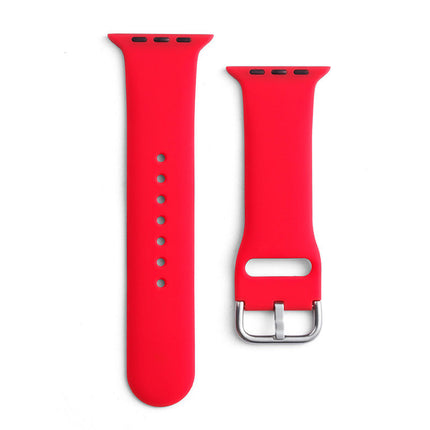 Red Silicone Strap APS Silicone Watch Band 8/7/6/5/4/3/2/SE(41/40/38mm) Strap Watch Band 
