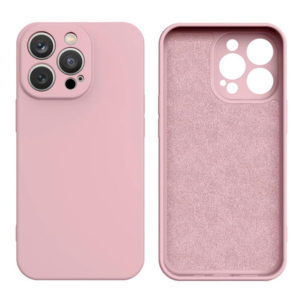 iPhone 14 Plus hoesje silicone cover case roze