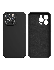 Siliconen hoesje voor Samsung Galaxy S23 Ultra case cover zwart