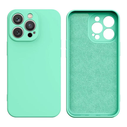 Siliconen hoesje voor Samsung Galaxy S23 Ultra case cover mint groen
