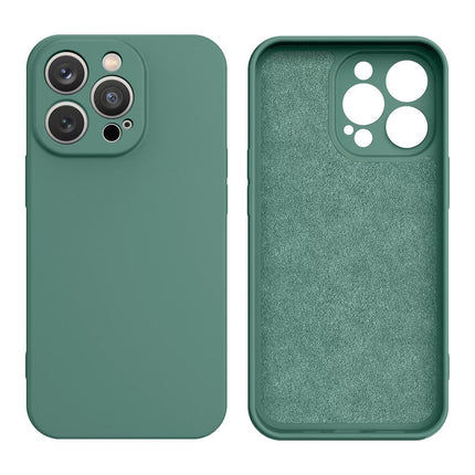iPhone 14 Pro Max hoesje silicone cover case groen