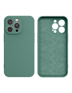 iPhone 14 Pro Hülle Silikon Cover Case Grün