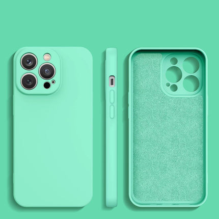 iPhone 14 Pro Max hoesje silicone cover case mintgroen