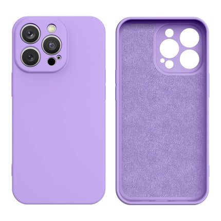 iPhone 14 case silicone cover case purple