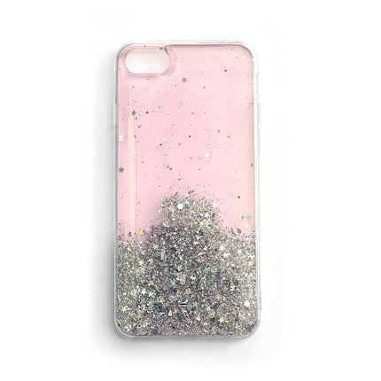 Star Glitter Shining Cover for iPhone 13 Pro Max pink