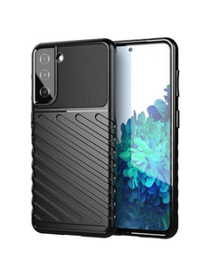 Thunder Case case voor Samsung Galaxy S23 siliconen armor case zwart