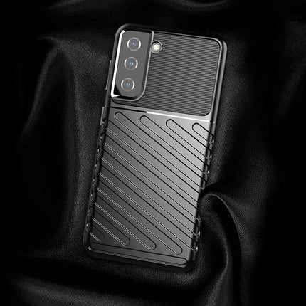 Thunder Case case voor Samsung Galaxy S23 siliconen armor case zwart