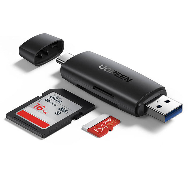 USB-C-Kartenleser, USB 3.0-Kartenleser für SDXC, SDHC, SD, MMC, RS-MMC, Micro SDXC, Micro SD, Micro SDHC SD/TF OTG