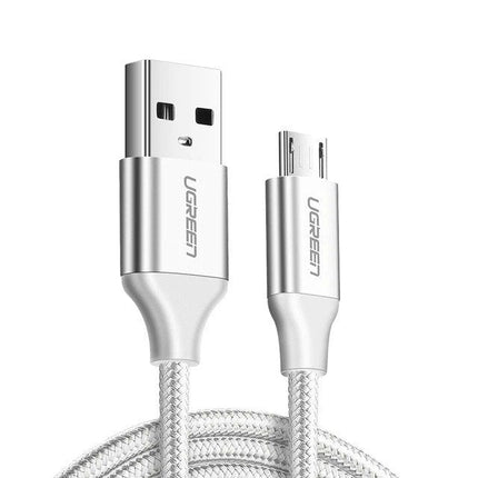 1 Meter UGREEN micro USB Cable QC 3.0 2.4A (White)