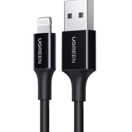 USB naar Lightning Kabel UGREEN US155, MFi, 2m (zwart)