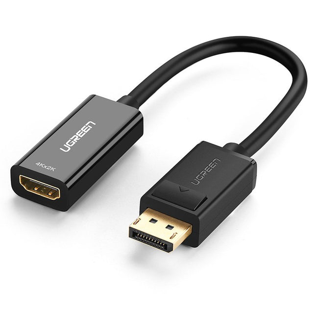 Ugreen Kabel Kabel van DisplayPort (mannelijk) naar HDMI (vrouwelijk) (unidirectioneel) 1080P 60Hz 12bit Zwart (40362)
