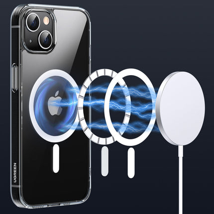 iPhone 13 Pro Max antishock hoesje magsafe transparant case 