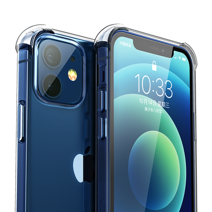 iPhone 12 Mini Anti-Shock Clear Case | Transparentes Silikon