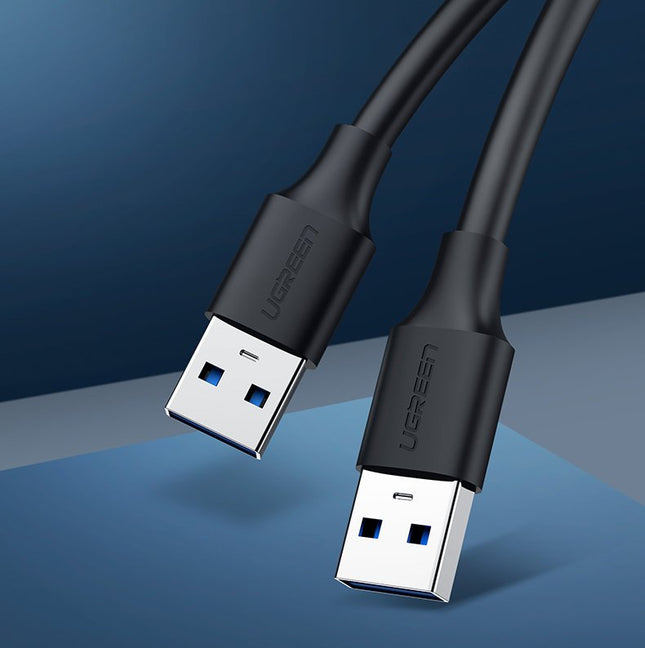 UGREEN 1 Meter USB-A-auf-USB-A-Kabel – Schwarz 