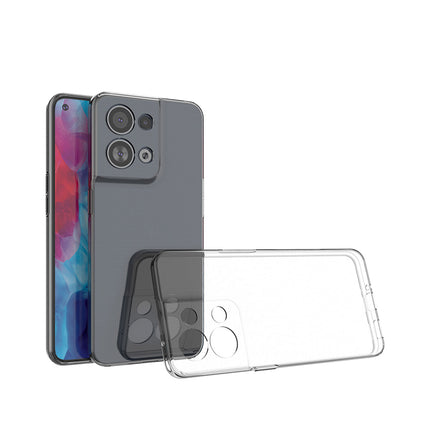 Ultra Clear 0,5 mm hoesje voor Oppo Reno 8 dunne hoes transparant