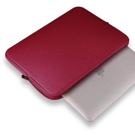 Universal sleeve laptop bag 14'' slider tablet computer organizer light red