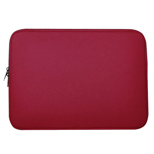 Universal sleeve laptop bag 14'' slider tablet computer organizer light red