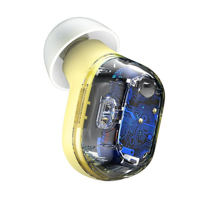 Drahtlose Kopfhörer Baseus Encok WM01, Bluetooth 5.0 (gelb)