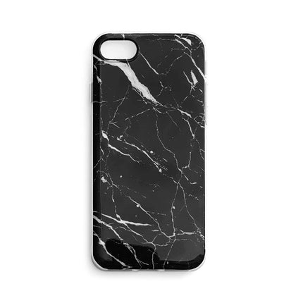 Wozinsky Marble TPU case cover voor Samsung Galaxy A21S zwart