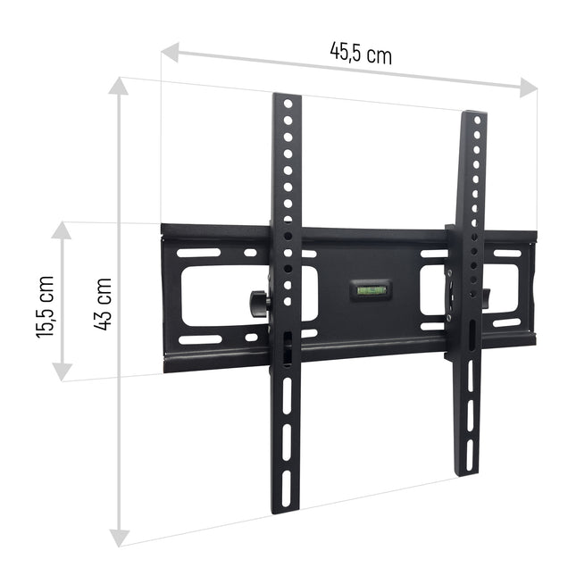 Wozinsky TV bracket max 55 inch with tilt adjustment black (WWM-F55) 