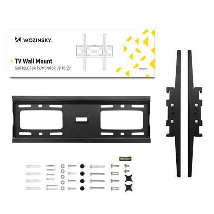 Wozinsky TV beugel max 55 inch met kantelverstelling zwart (WWM-F55)