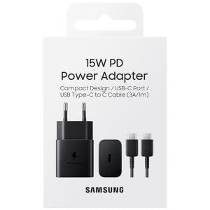 EP-T1510XBEGEU - Charger USB-C + Cable 15W Black