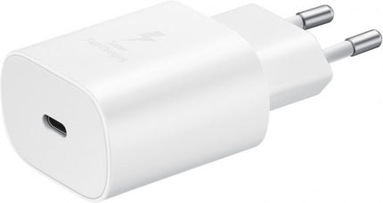 Originele Samsung 25W Power Adapter Fast Charge USB-C Adapter Wit