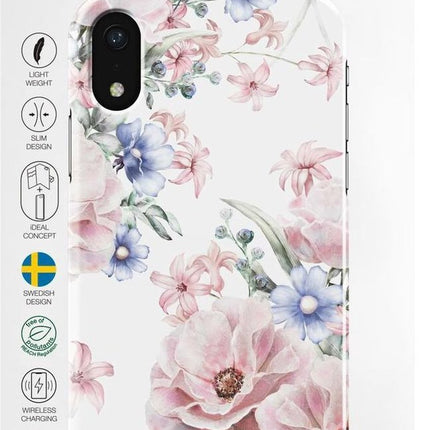 Fashion Back Case Floral Romance voor iPhone Xr iDeal of Sweden