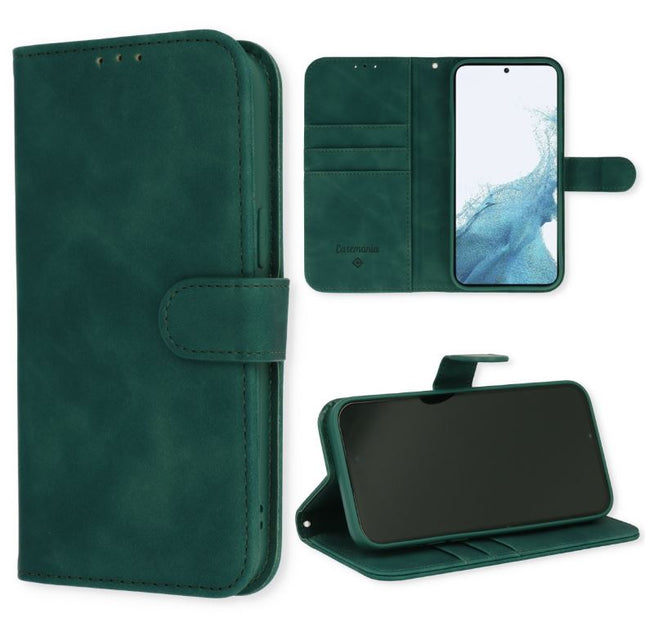 Samsung Galaxy S23 Ultra hoesje wallet boekcase groen